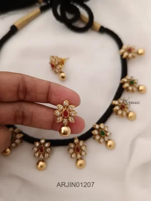 Fantastic Black Thread Necklace