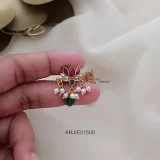 Lotus Green Beads Earrings