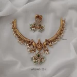 Lakshmi Rice Pearls Hasli Necklace