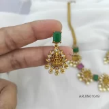 Lakshmi Red and Green Necklace