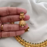 Classy Kerala Style Green Necklace