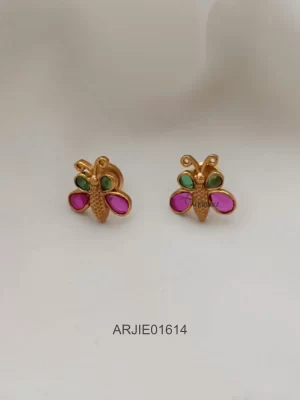 Gold Plated Honey Bee Earrings