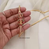 Gold Plated Dual Lakshmi Mugappu Chain