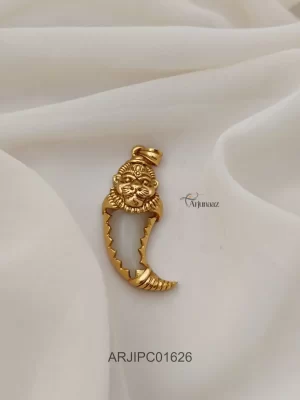 One Gram Gold Tiger Claw Pendent