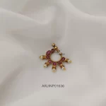 Imitation Ruby Stone Nose Pin