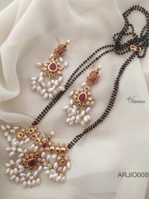 Trendy Rice Pearl Mangalsutra