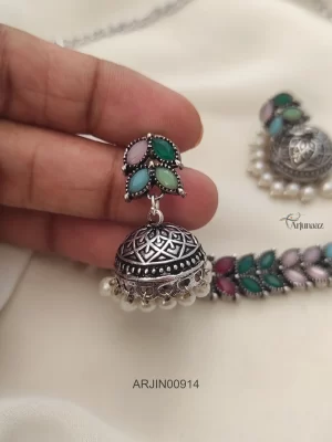 German Silver Design Necklace