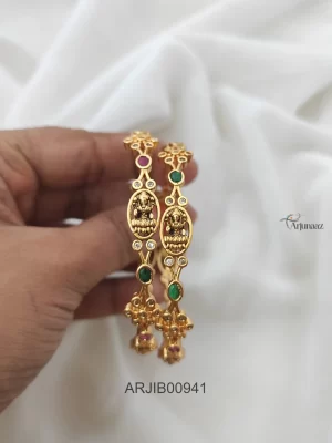 Antique Lakshmi Matte Bangles