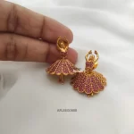 Charming Butta Bomma Ruby Earrings