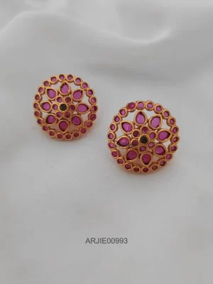 Beautiful Kemp Ruby Earrings