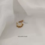 Unique White Stone Nose Pin