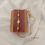 Gold Finish Mugappu Chain