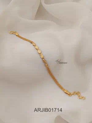 Simple Gold Look Forming Bracelet
