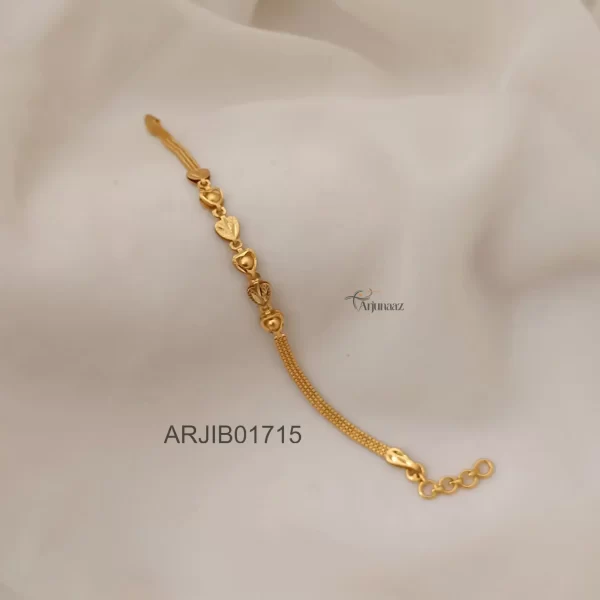 Gold Look Heart Shape Bracelet