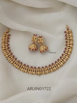 Mallu Style Ruby Necklace