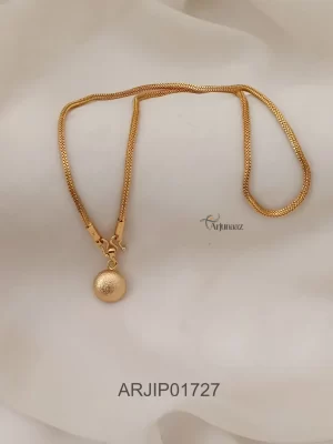 Ball Pendant with Simple Chain