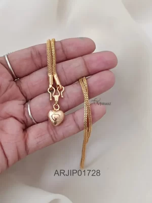 Heart Shape Pendant with Chain