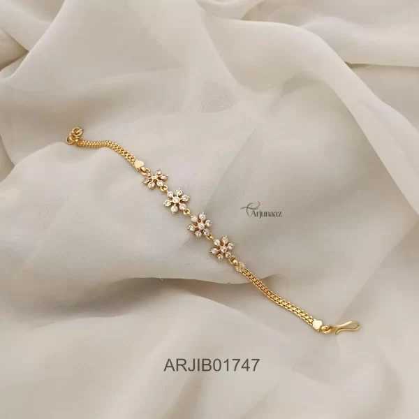 Diamond Replica White Stone Bracelet