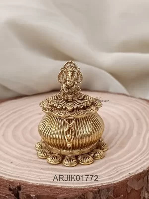 Antique Finish Vinayaka Kum Kum Box