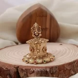 Antique Floral Motif Vinayaka Kum Kum Box