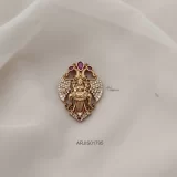 Dual Peacock Lakshmi Saree Pin