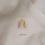 White Stone Lakshmi Vanki Finger Ring