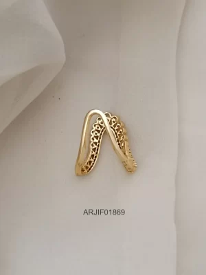 Layered White Stone Vanki Ring