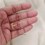 Ruby Stone Lakshmi Finger Ring