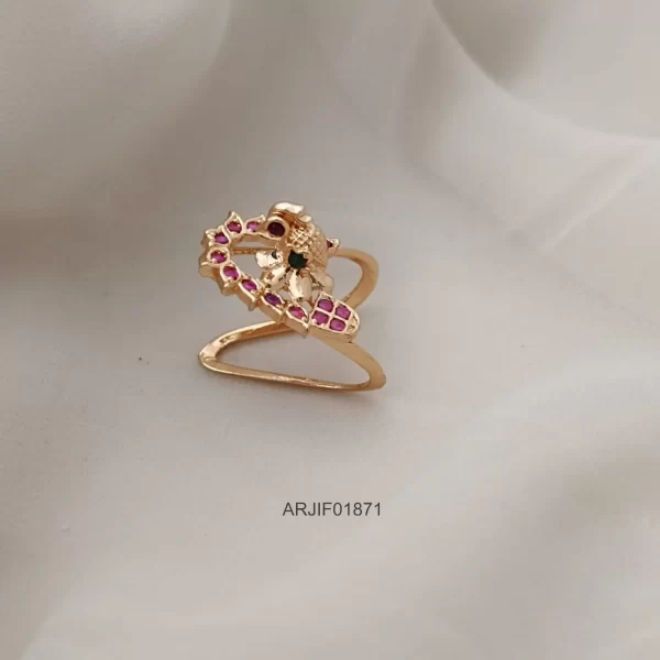 Andal Parrot Finger Ring