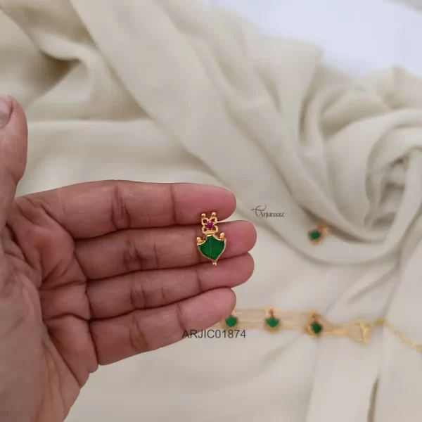 Ruby & Green Palaka Choker