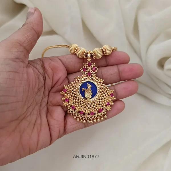 Lord Krishna Pendant Kerala Necklace