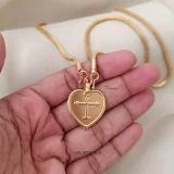 One Gram Gold Cross Pendant Chain