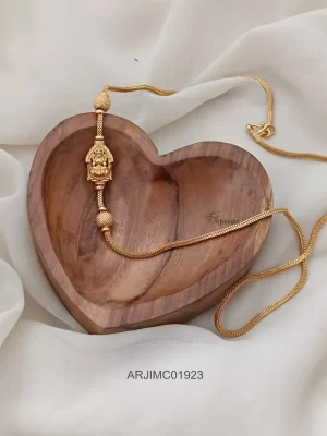 Ethnic Lakshmi Side Locket Chain