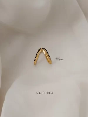 Black Stone Vanki Finger Ring