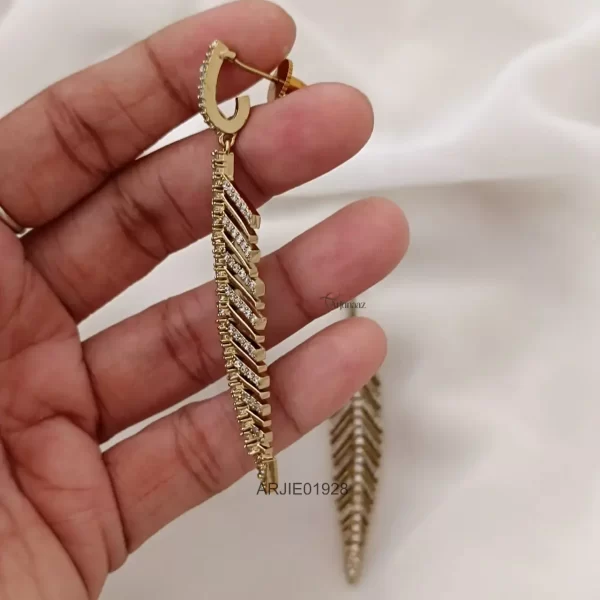 Elegant Long Spike Earrings