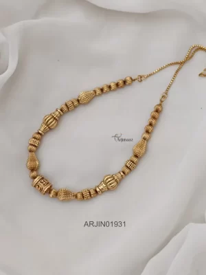 Gold Look Alike Beaded Necklace