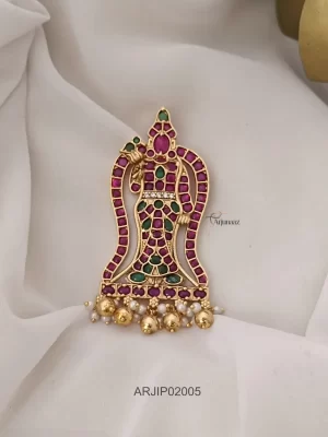 Andal Amman Pearl and Gold Hangings Pendant