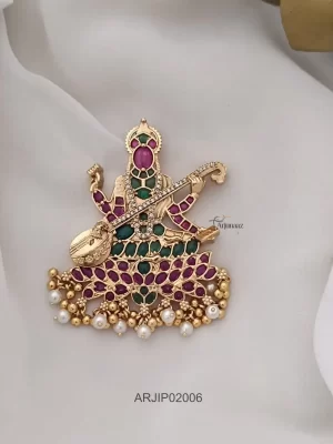 Stunning Saraswathi Devi Pendant