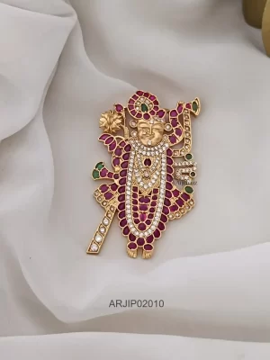 Multi Stone Srinathji Pendant