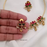 Traditional Lotus Hasli Necklace