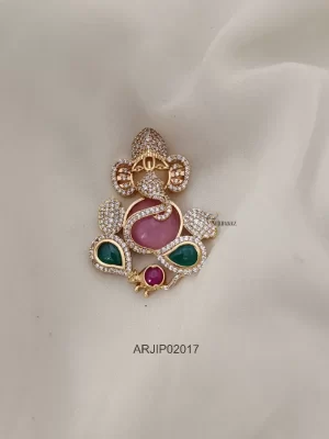Multi Color Ganesh Pendant