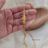 Gold Plated Krishna Mugappu Chain