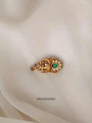 Peacock Design Saree Pin