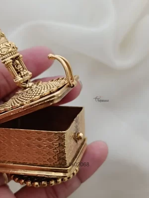 Temple Design Lakshmi Kumkum Box