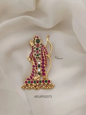 Traditional Ruby & Green Ram Pendant