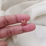 Ruby Diamond Replica Earrings