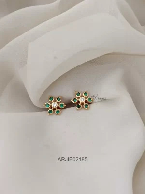 Emerald White Diamond Replica Earrings