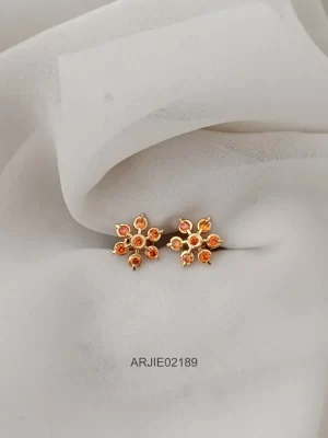 Orange Diamond Replica Earrings