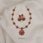 Diamond Replica Ruby Necklace