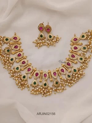 Beautiful Guttapusalu Necklace Set